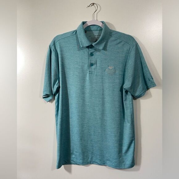 Under Armour “The Playoff Polo” Golf Shirt Mint Green size small - Picture 7 of 7